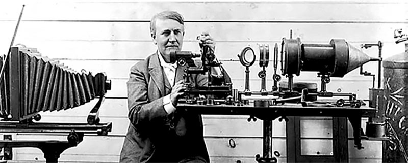 ادیسون و اختراع فیلم