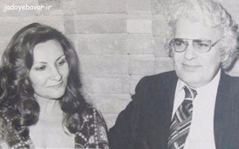 احمد شاملو و ایدا همسرش