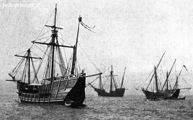 تصویر 3 کشتی کریستوف کلمب در سال ۱۴۹۲ میلادی