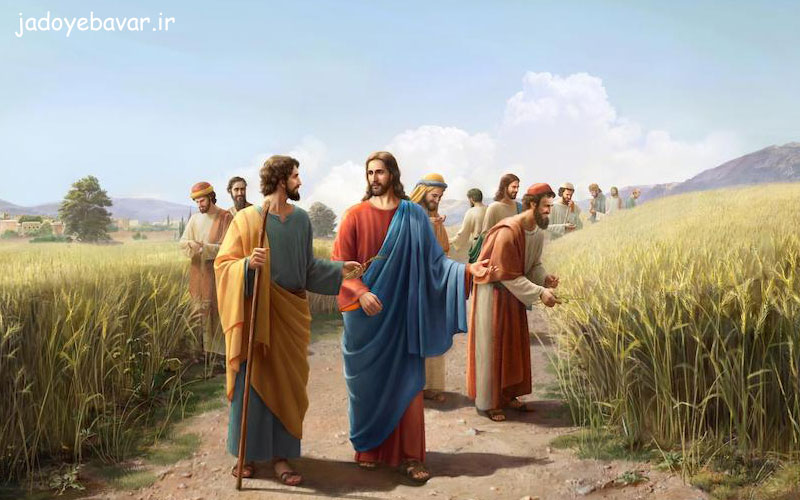 نقاشی مربوط به عیسی مسیح و یارانش