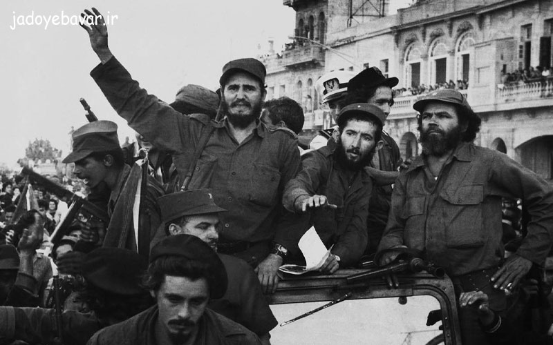 فیدل کاسترو در پیروزی انقلاب کوبا