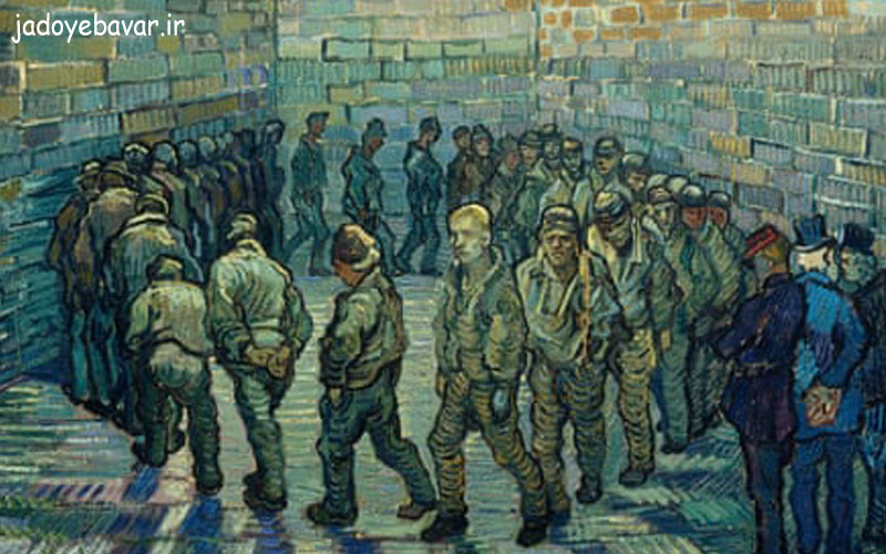 هواخوری در زندان اثر وینسنت ونگوگ