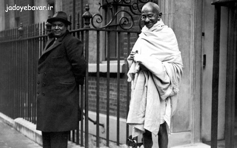 مهاتما گاندی در لندن (انگلستان)