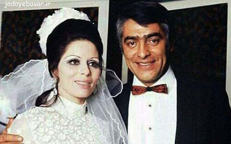 محمدعلی فردین به همراه همسرش مهری خمارلو 